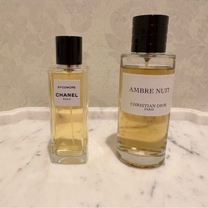 Dior and Chanel perfumes